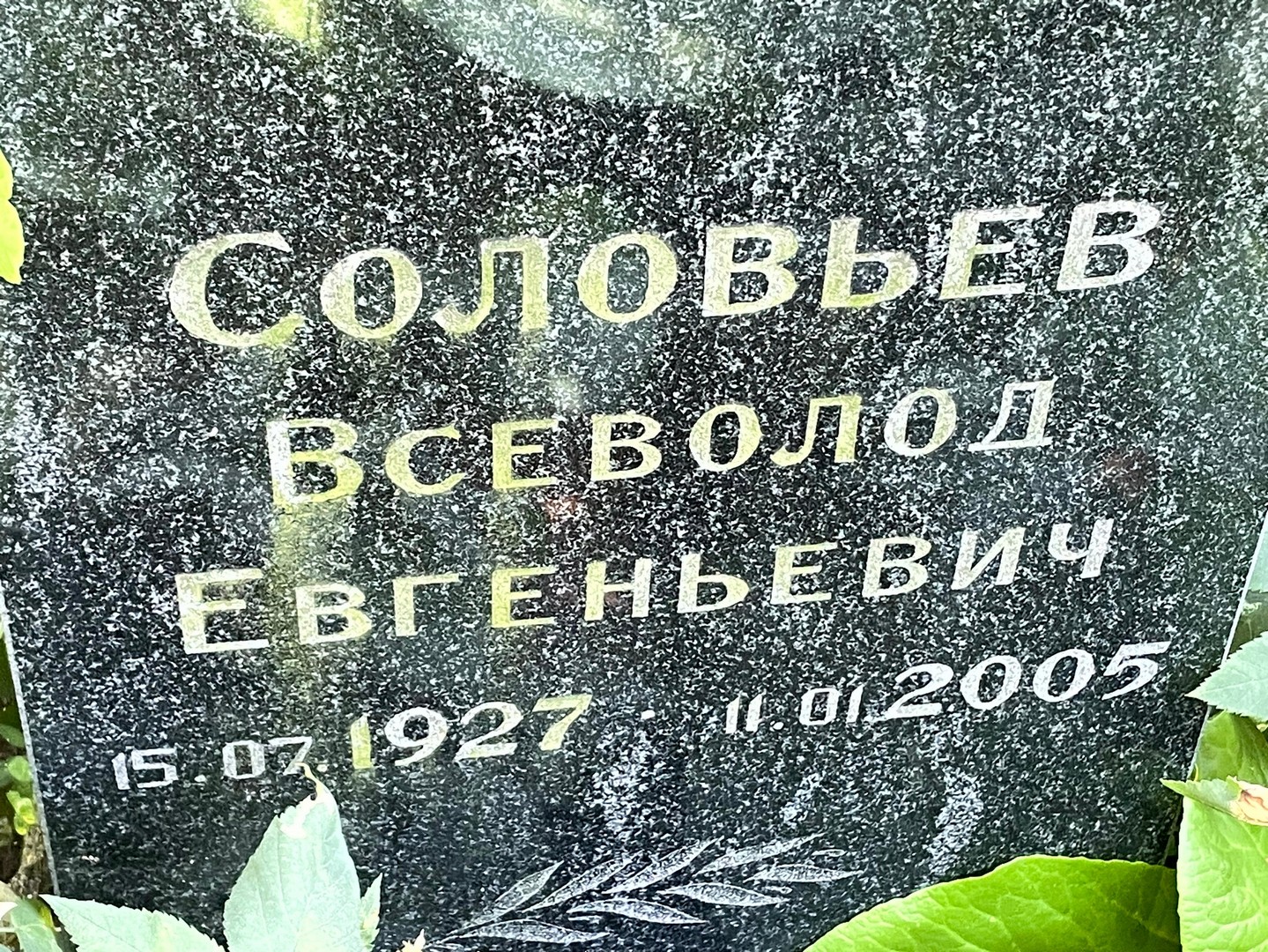 Всеволод Соловьев Евгеньевич