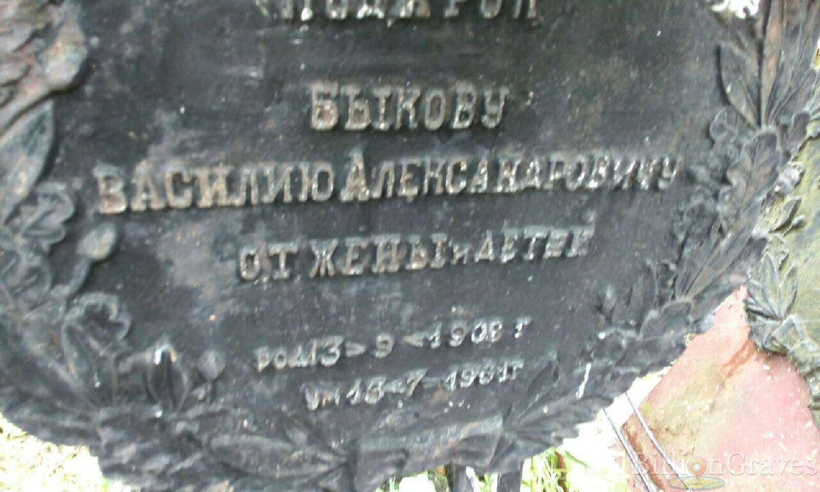 Быков Василий Александрович