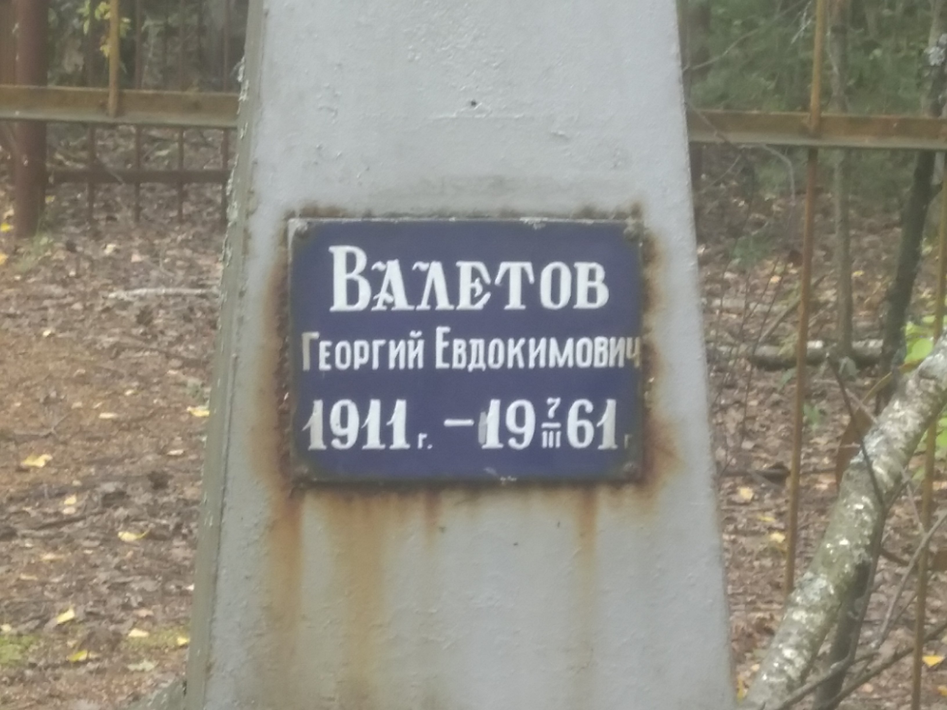 Валетов Георгий Евдокимович