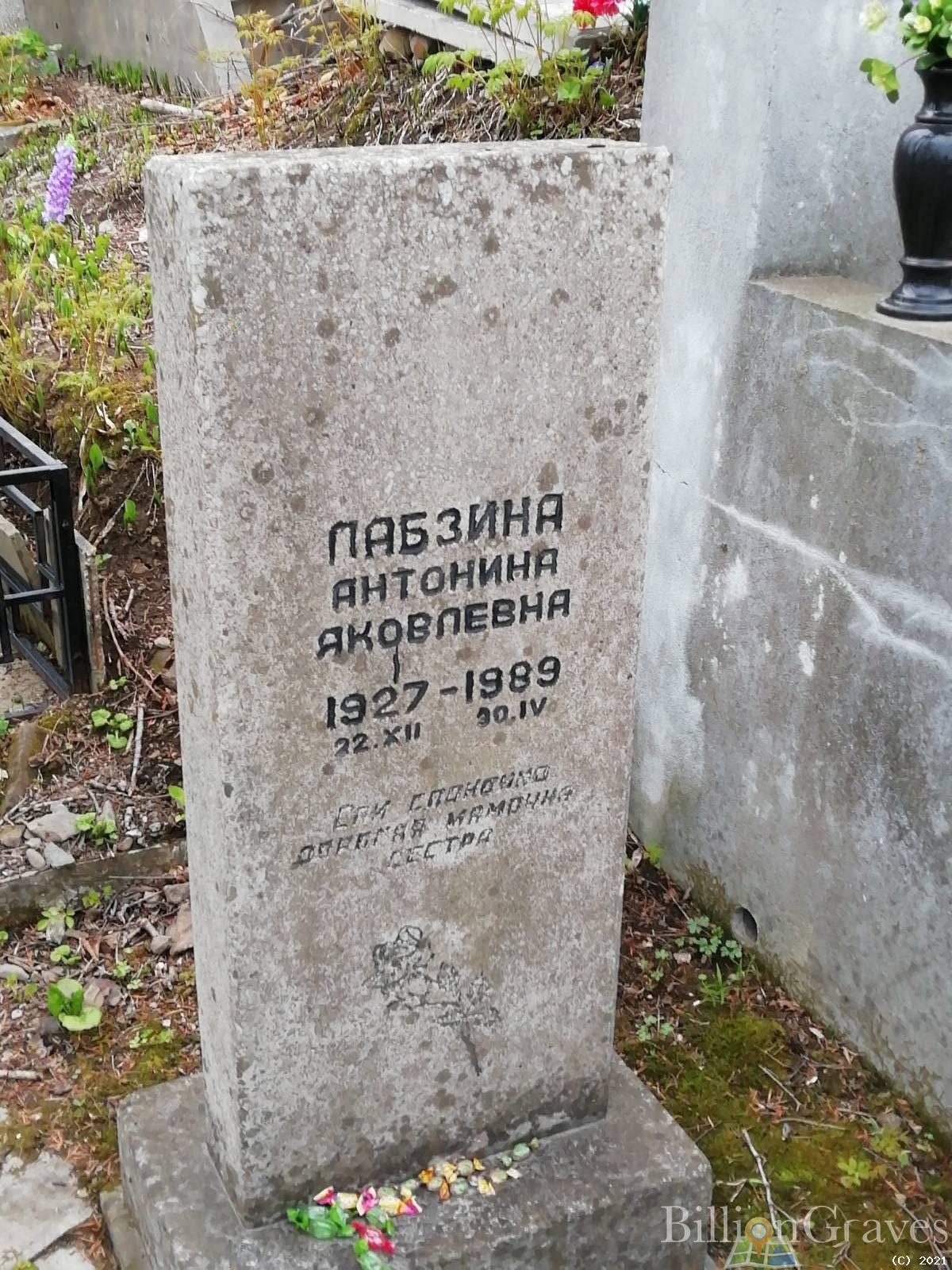 Лабзина Антонина Яковлевна