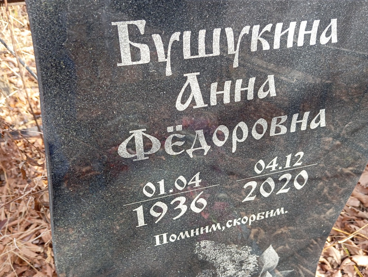 Бушукина Анна Фёдоровна