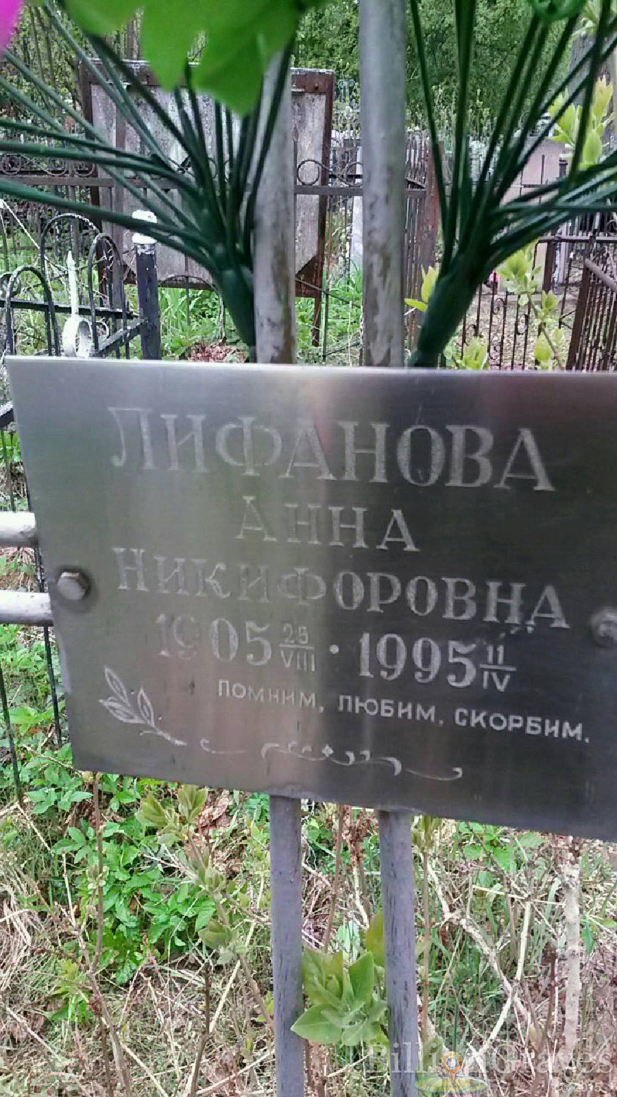 лифанова анна никифоровна