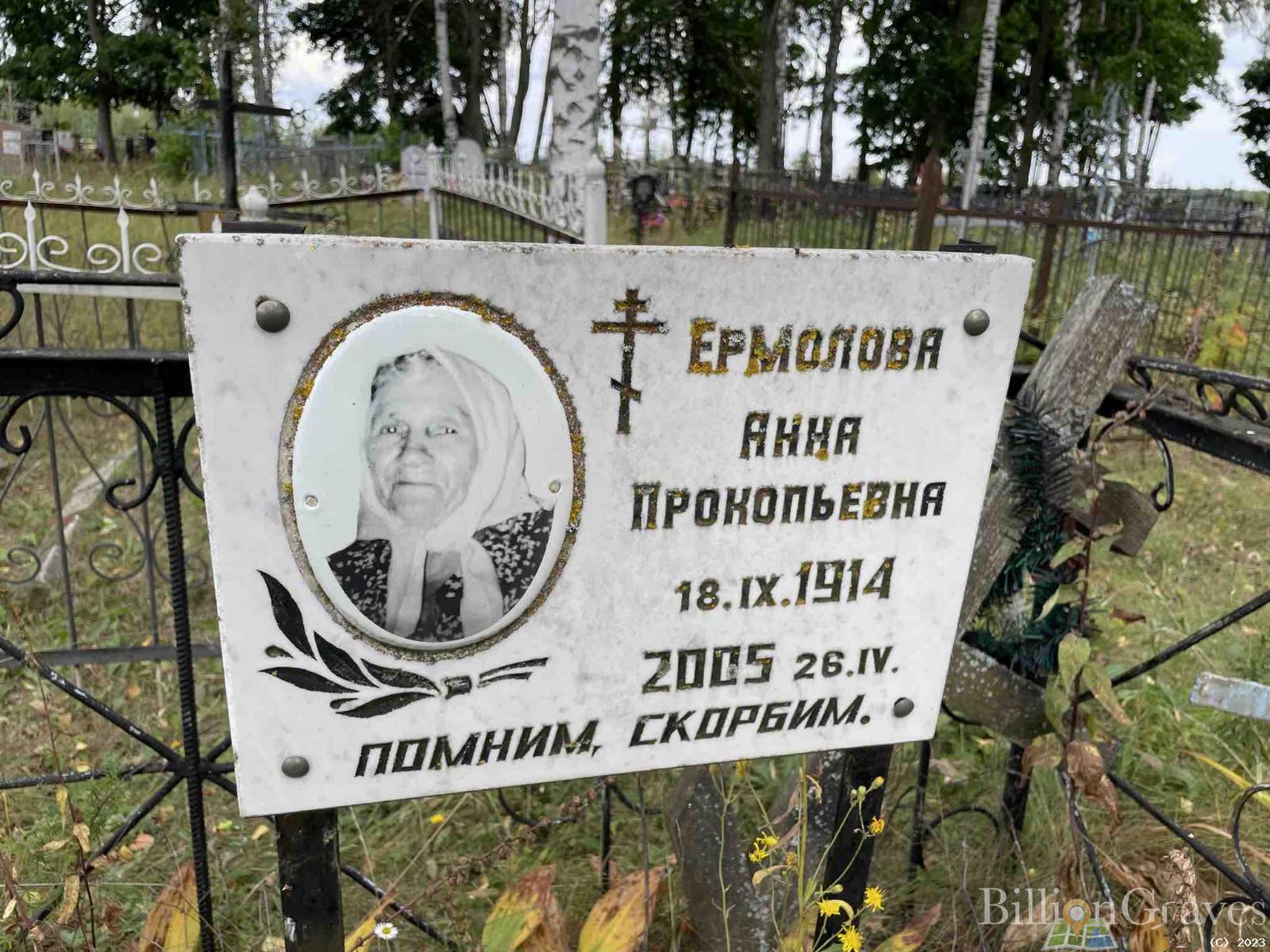Ермолова Анна Прокопьевна