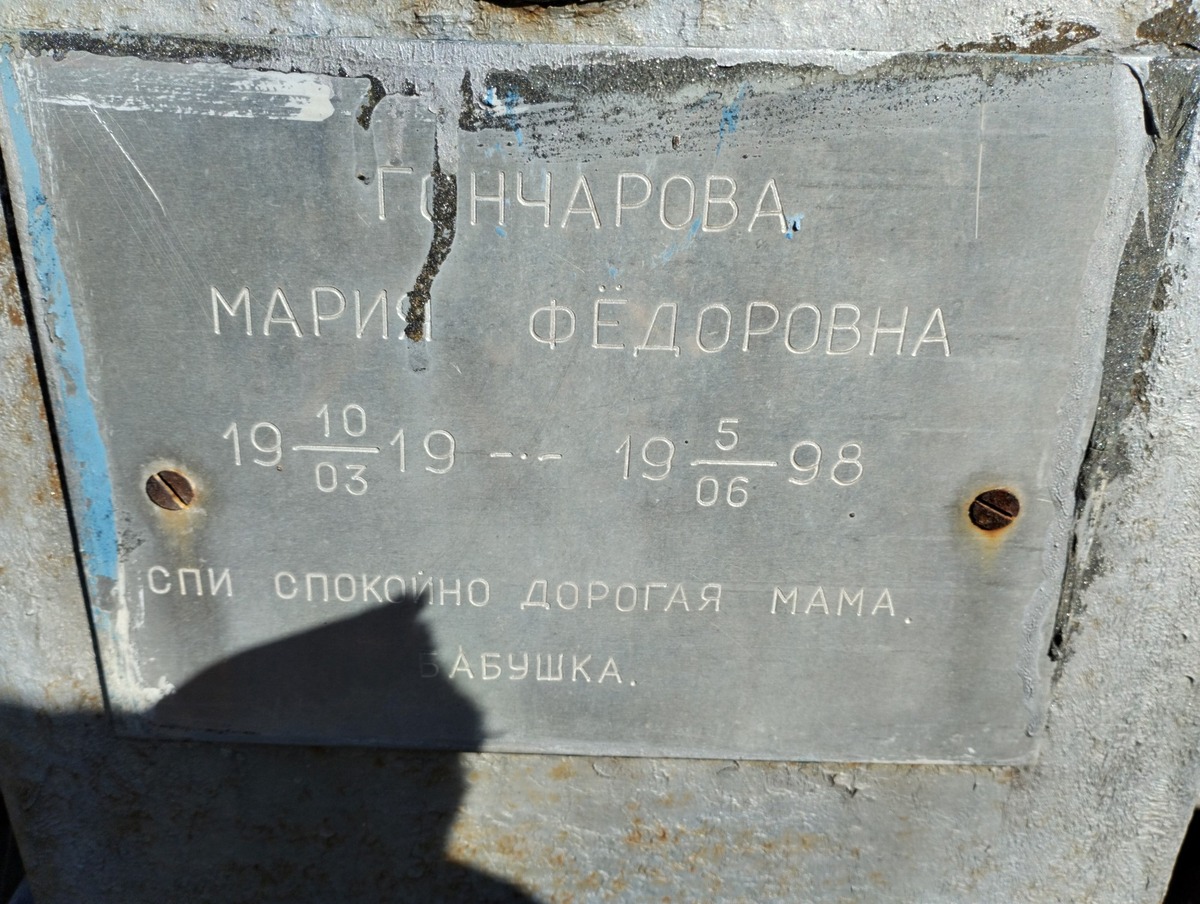 Гончарова Мария Федоровна