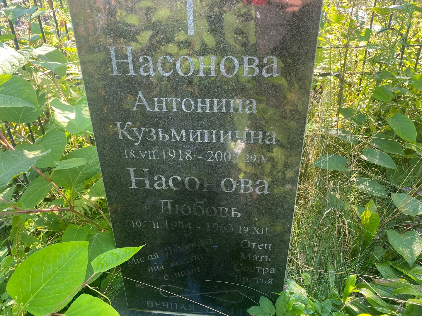 Насонова Антонина Кузьминична