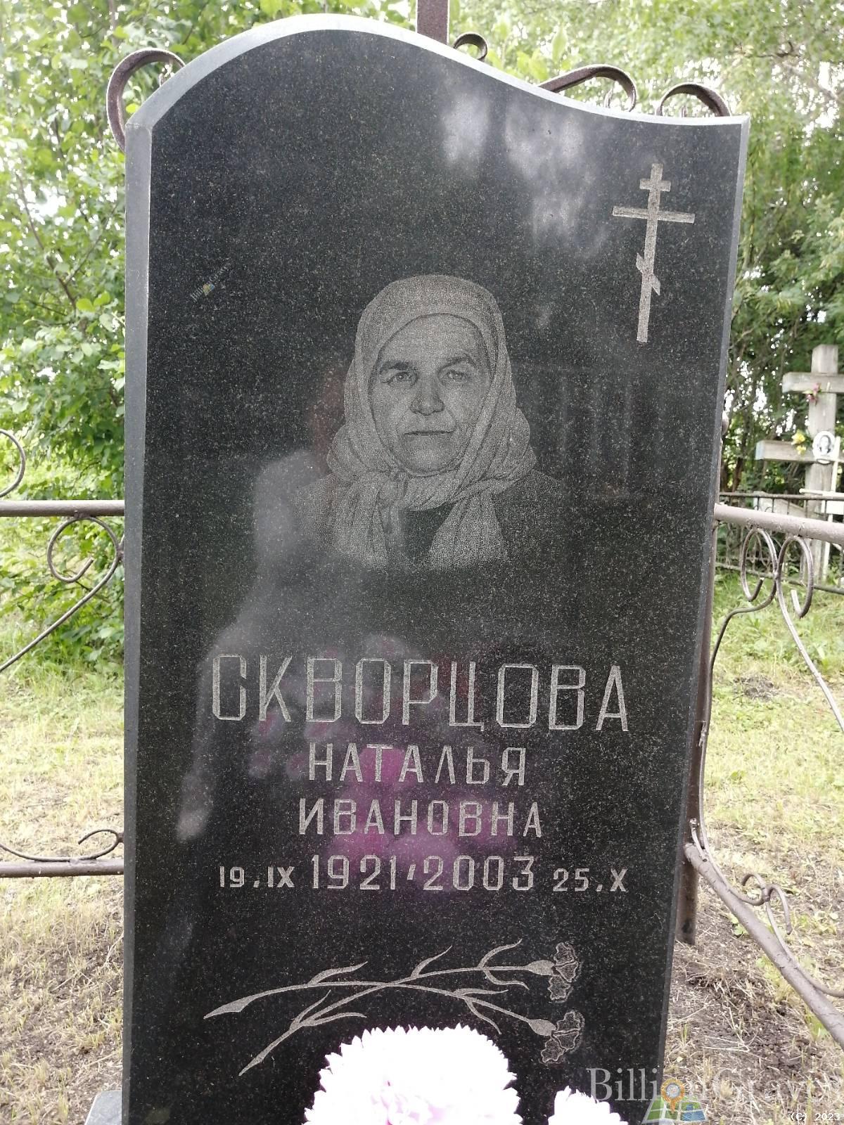 Скворцова Наталья Ивановна