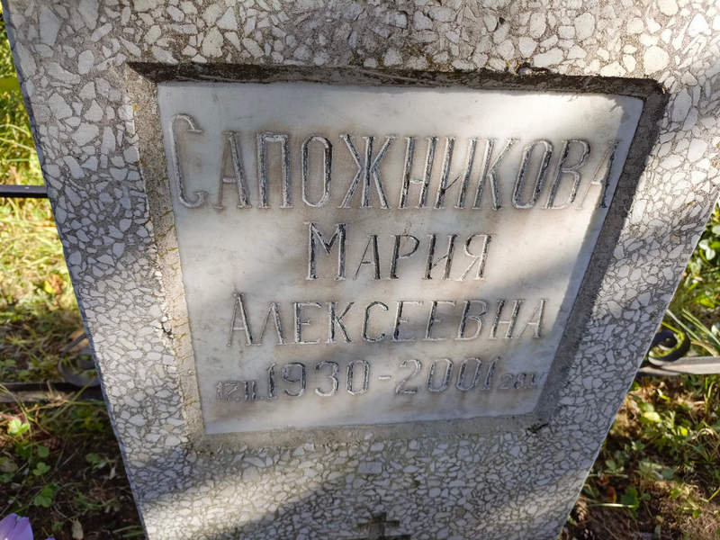 Сапожникова