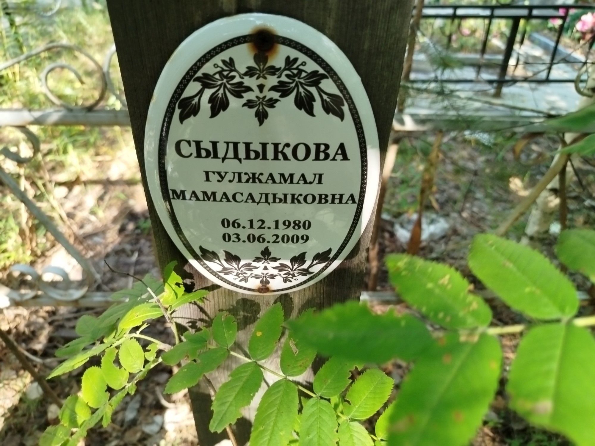 Сыдыкова Гулжамал Мамасадыковна