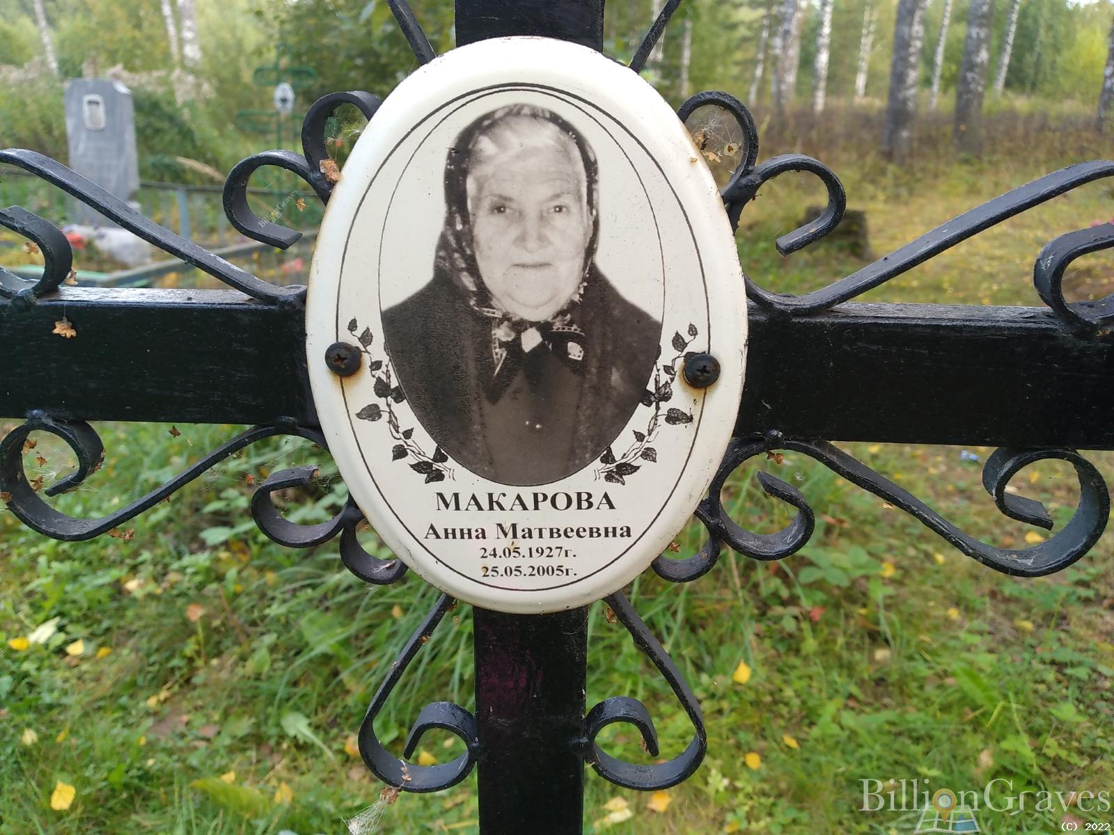 Макарова Анна Матвеевна