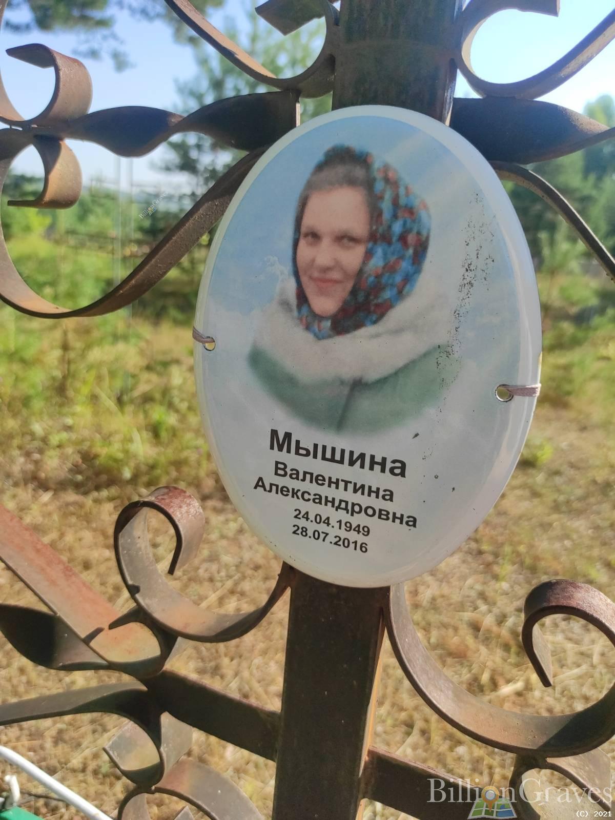 Мышина Валентина Александровна