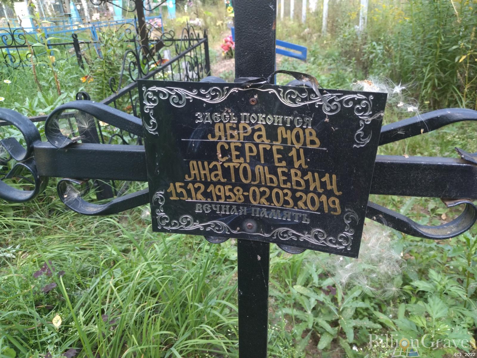 Абрамов Сергей Анатольевич