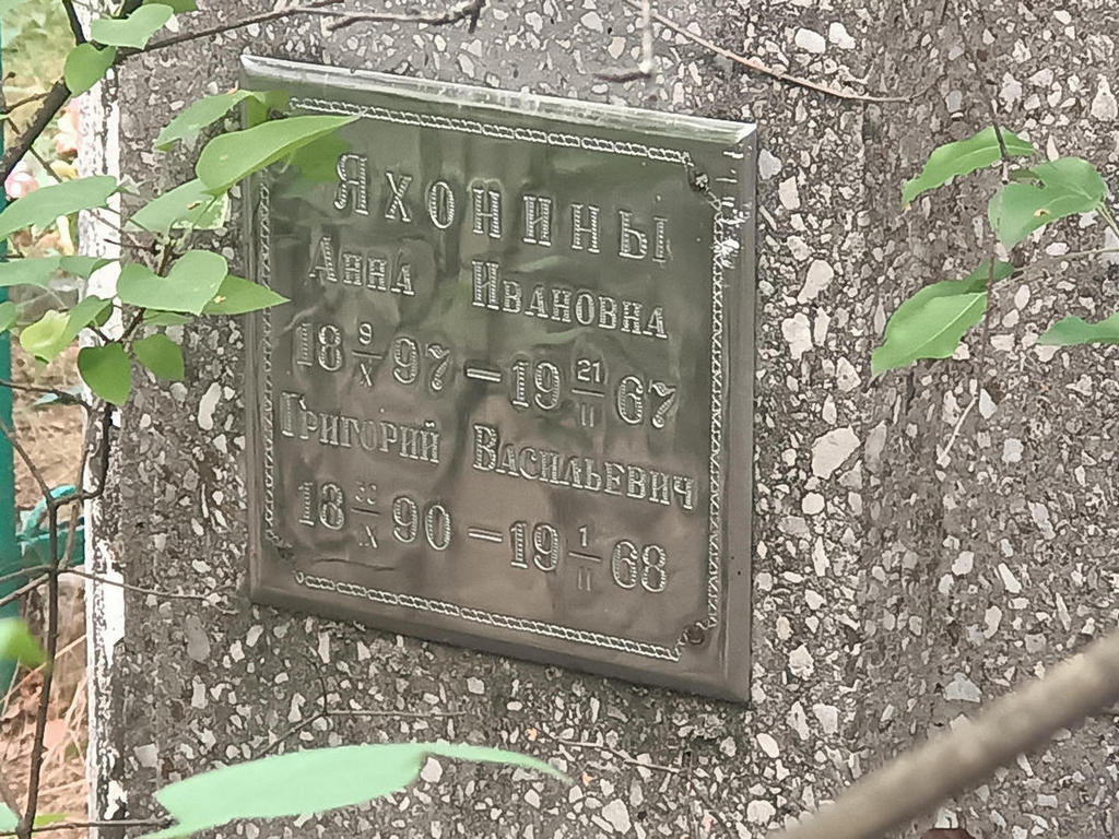 Яхонина Анна Ивановна