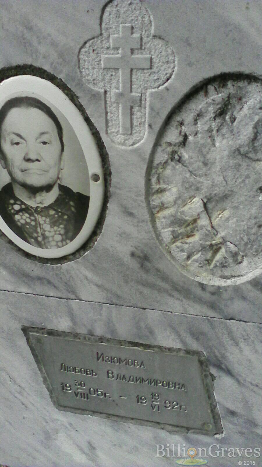Изюмова Любовь Владимировна