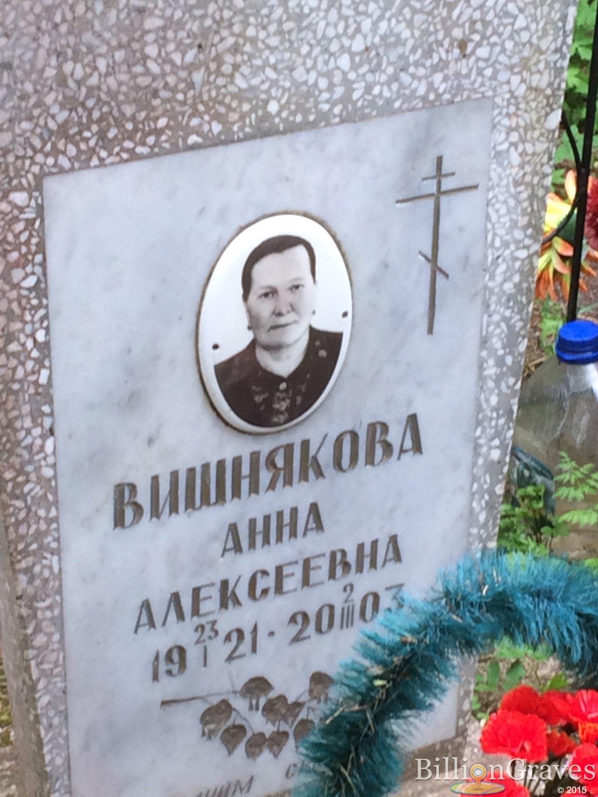 вишнякова анна алексеевна