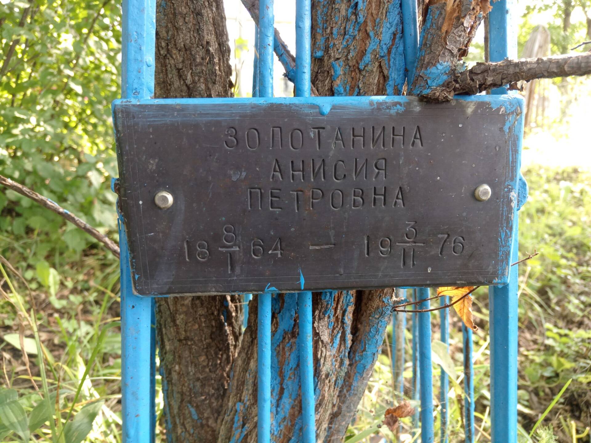 Золотанина Анисия Петровна