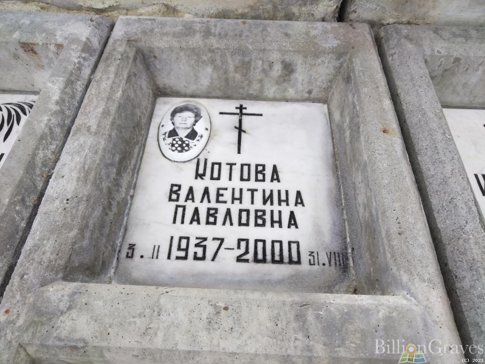 Котова Валентина Павловна
