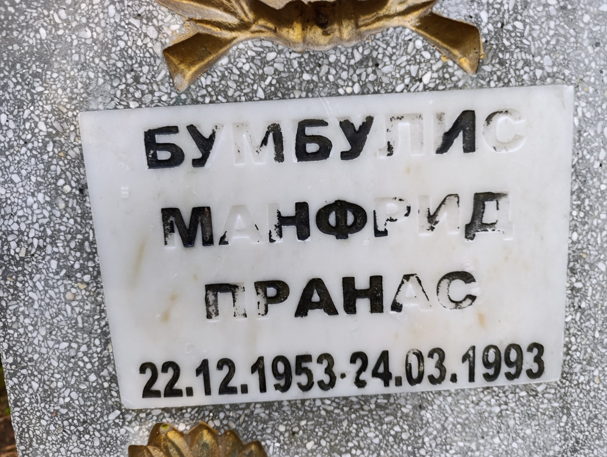Бамбулис Манфрид Пранас