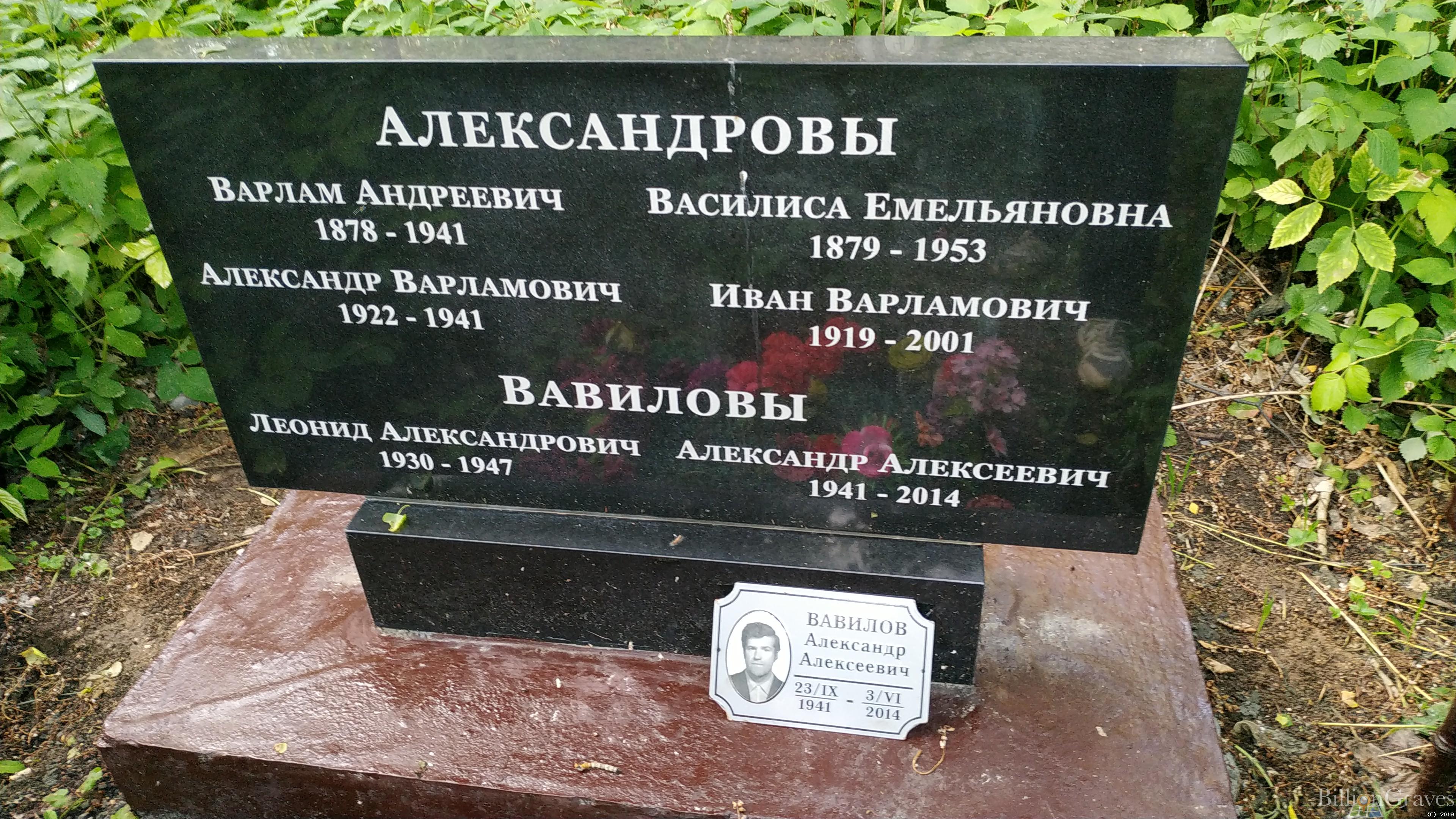 Вавилов Александр Алексеевич