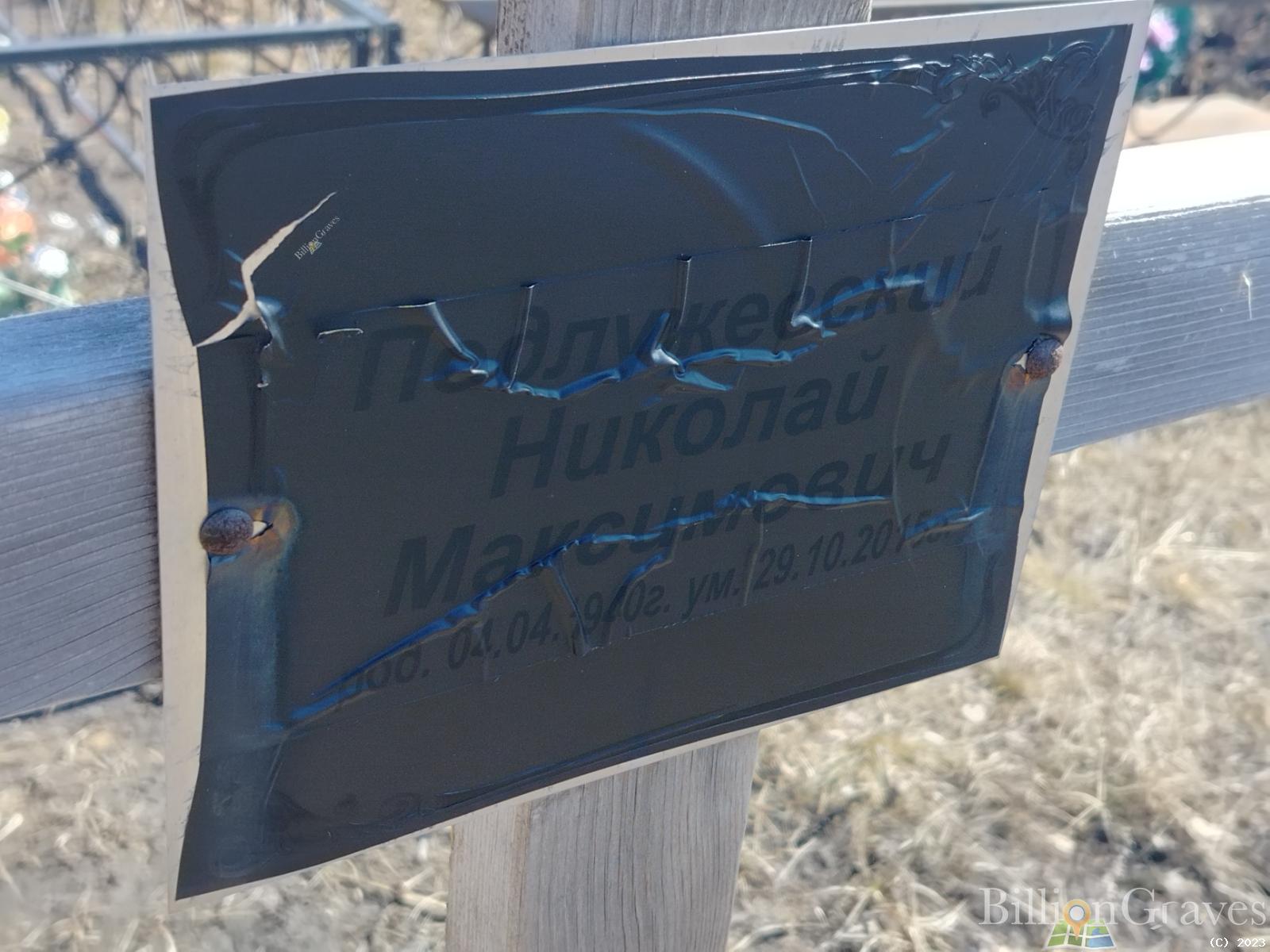 Подлужевский Николай Максимович