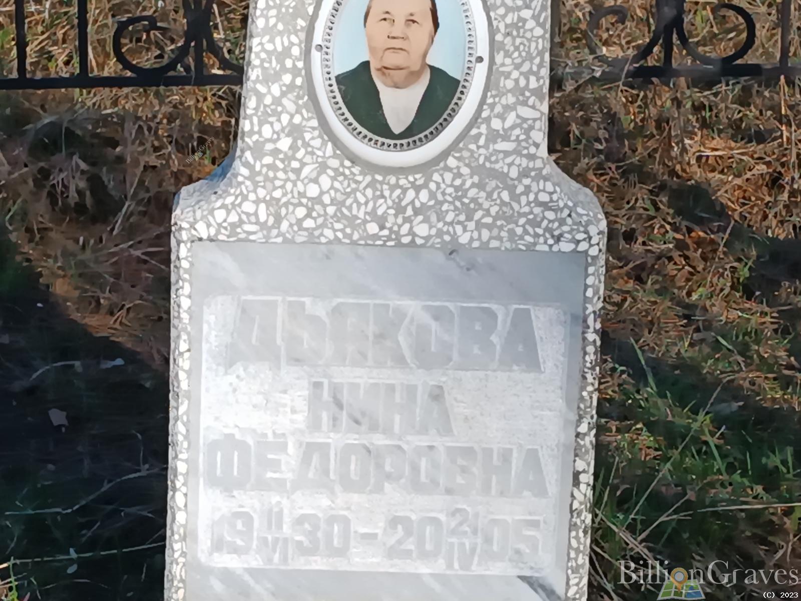 Дьякова Нини Федоровна
