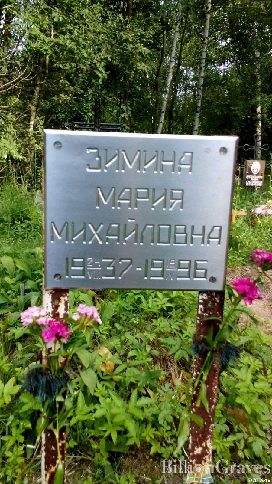 Зимина Мария Михайловна