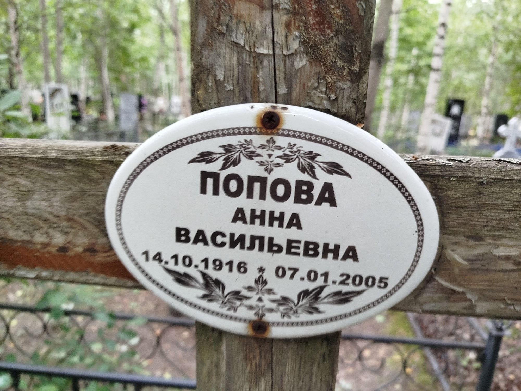 Попова Анна Васильевна