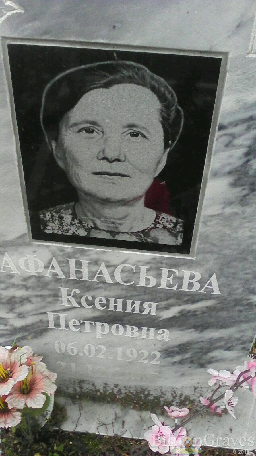 Афанасьева Ксения Петровна
