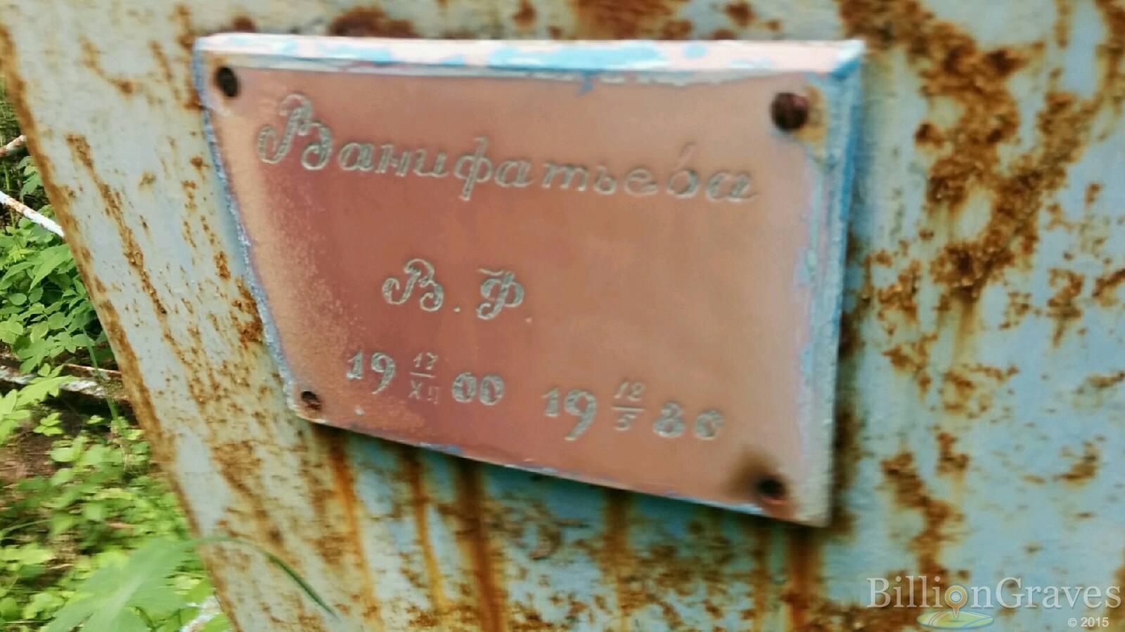 Ванифатьева Анна Ивановна