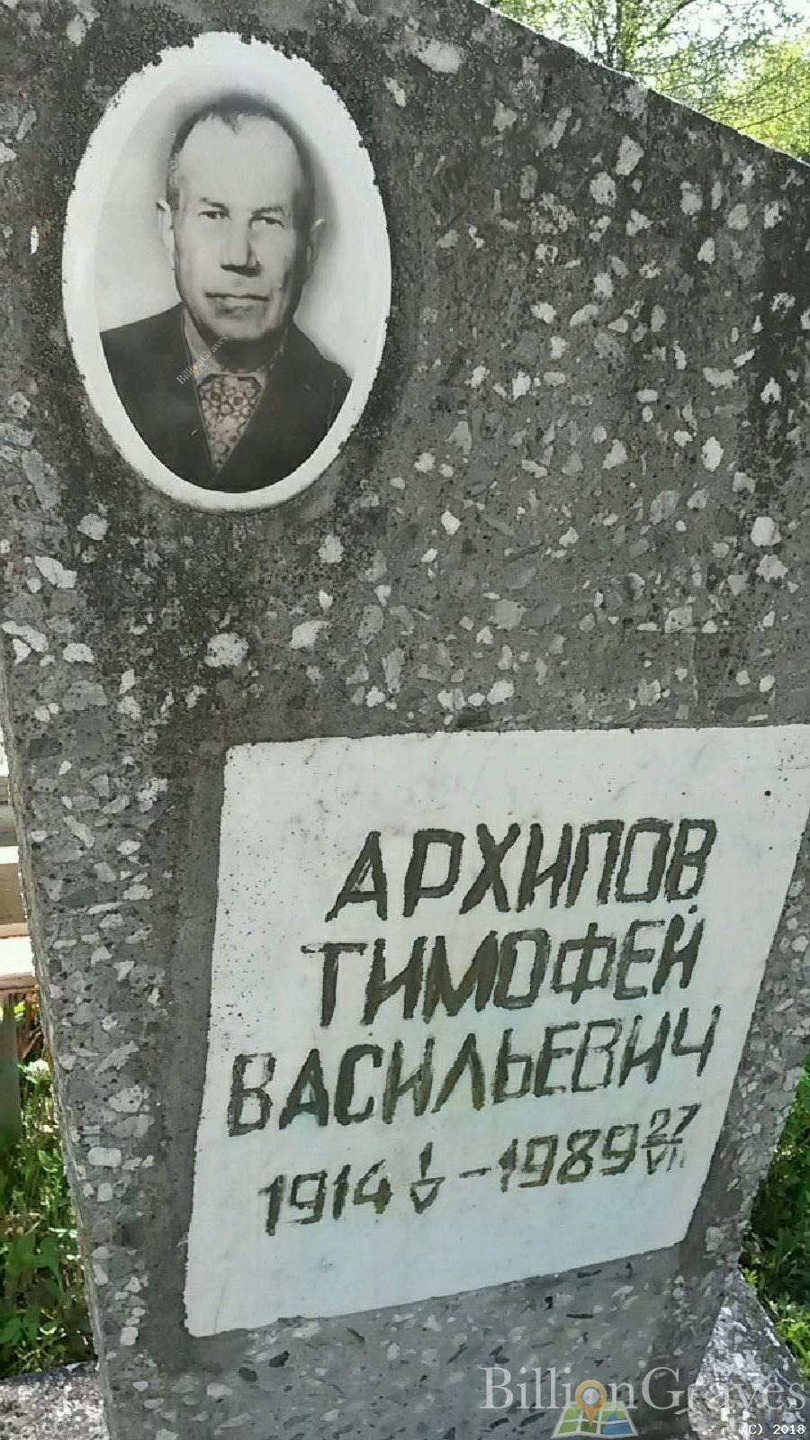 архипов тимофей васильевич