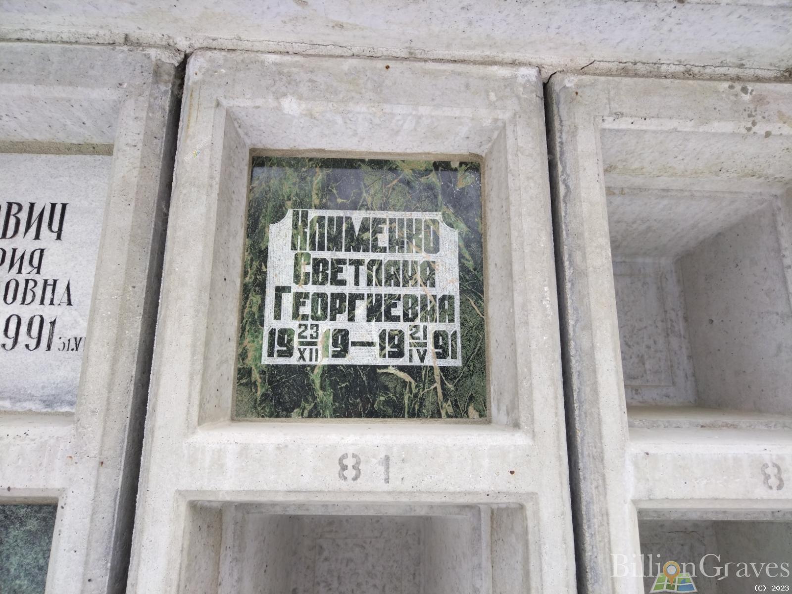 Клименко Светлана Георгиевна