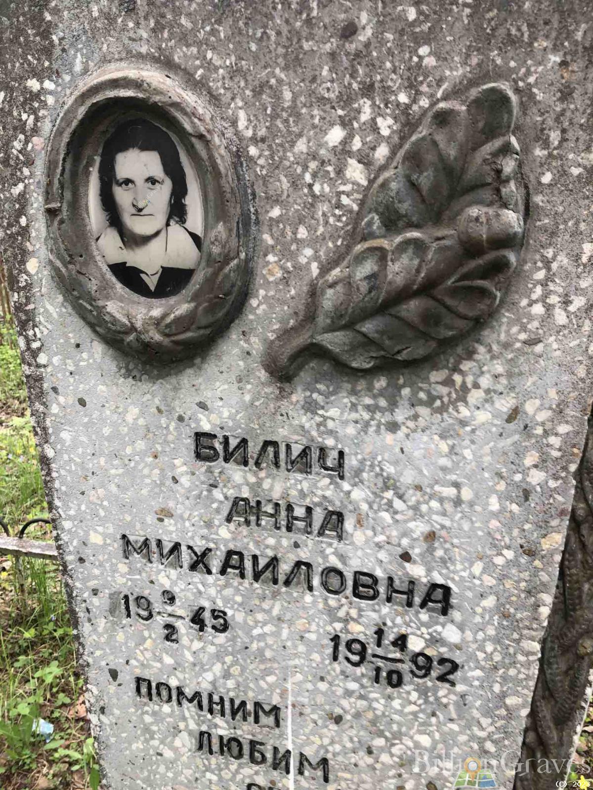 Билич Анна Михайловна