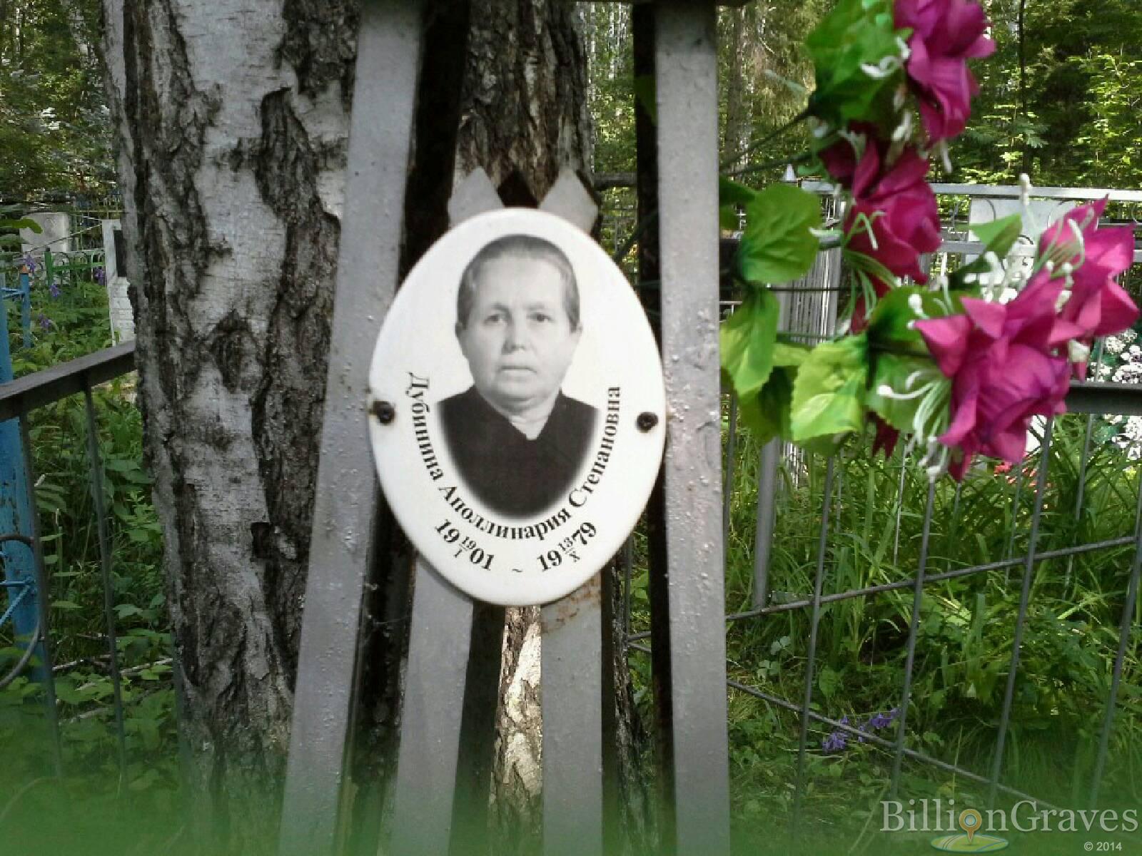 Дубинина Аполлинария Степановна