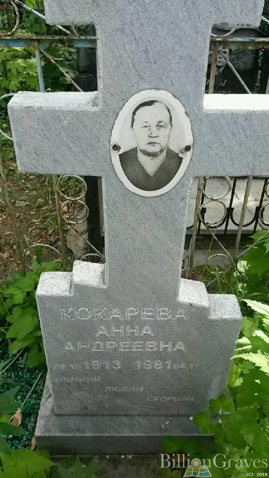Кокарева Анна Андреевна