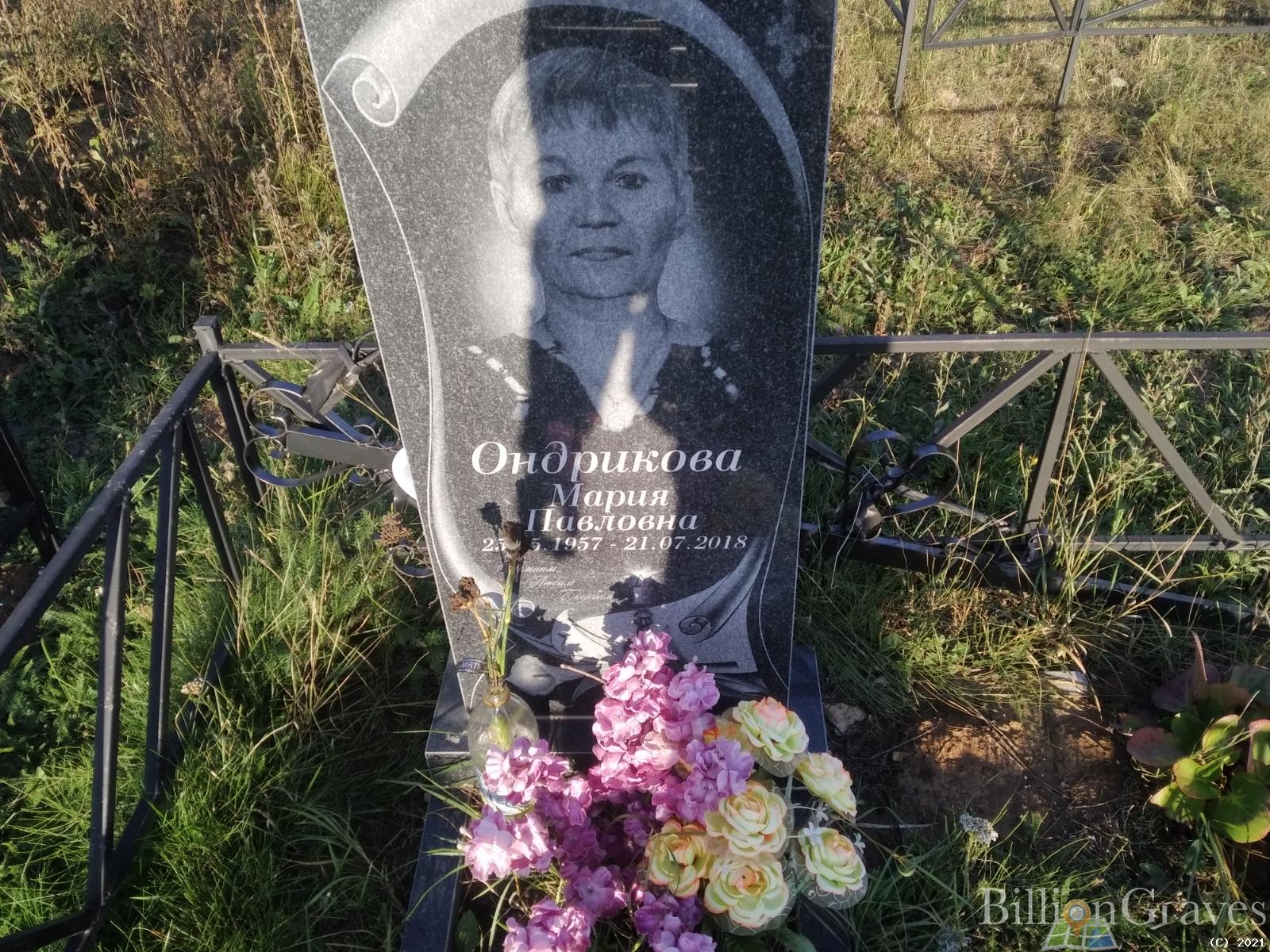 Ондрикова Мария Павловна