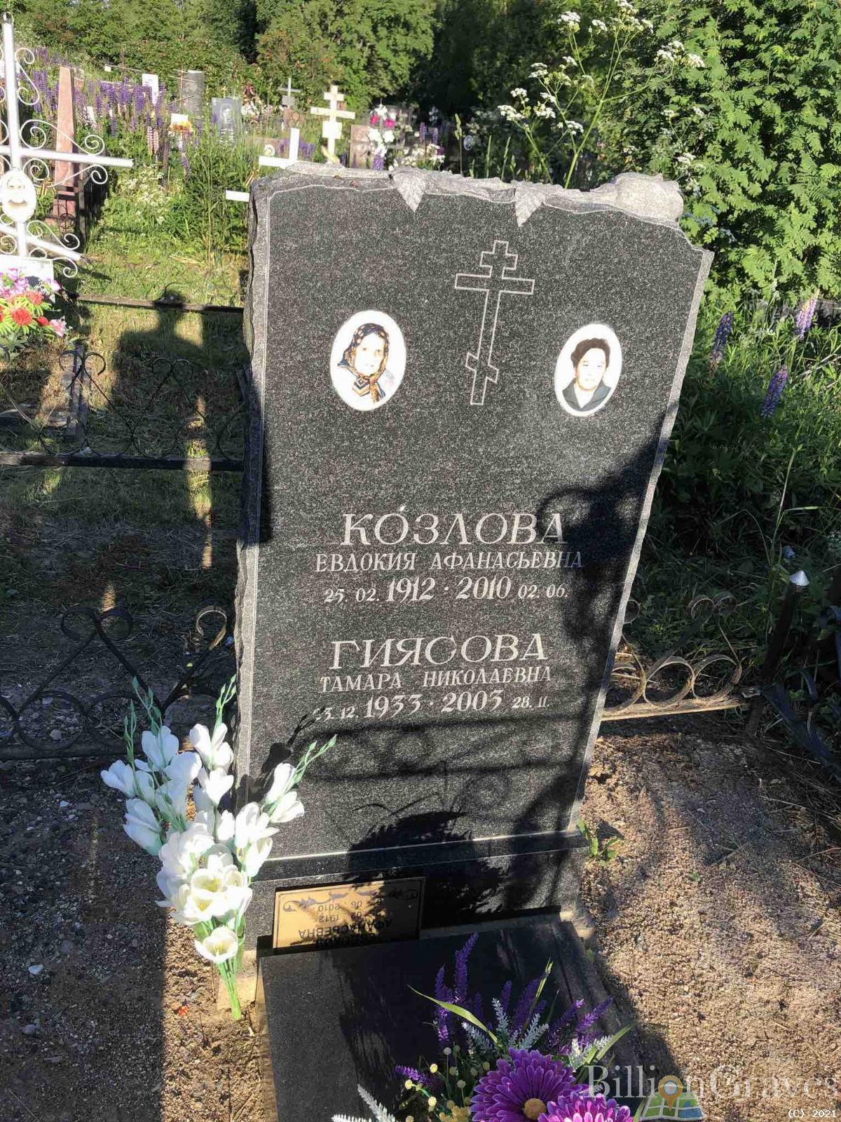 Козлова Евдокия Афанасьевна