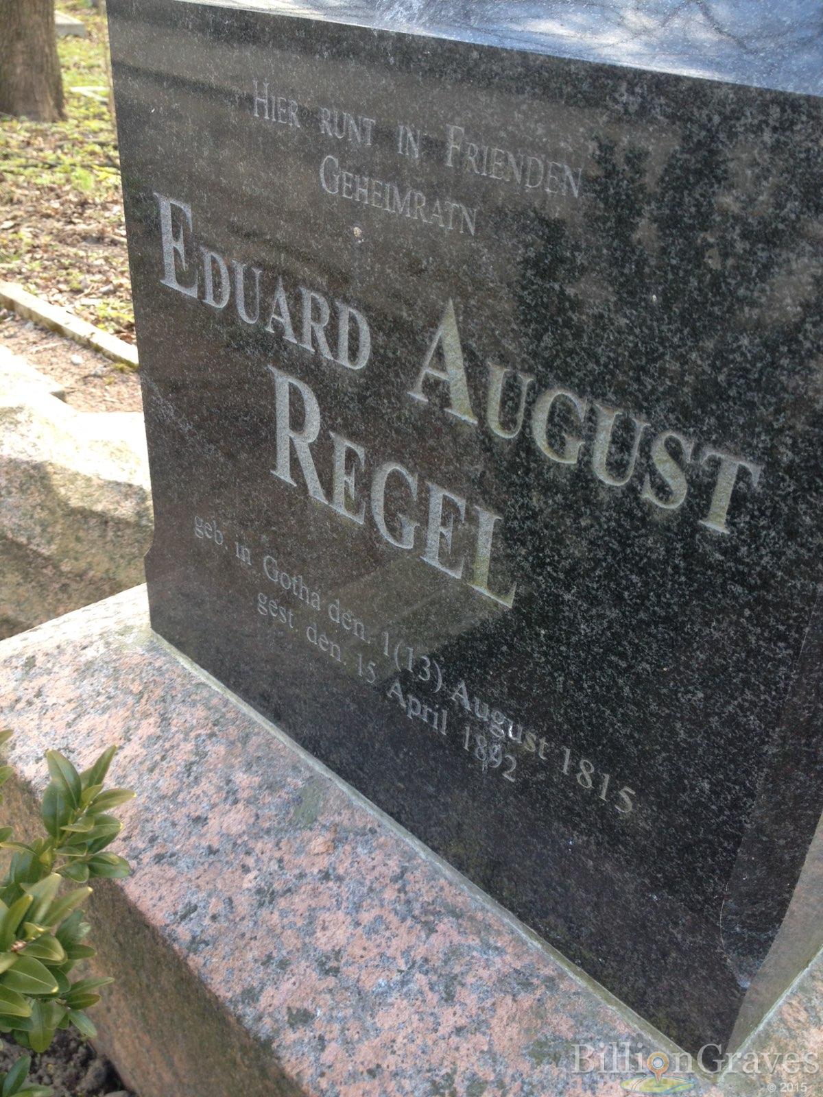 Regel Eduard August