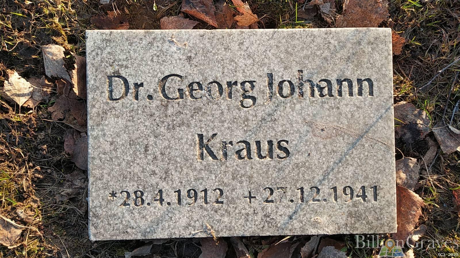 Kraus Georg Johann