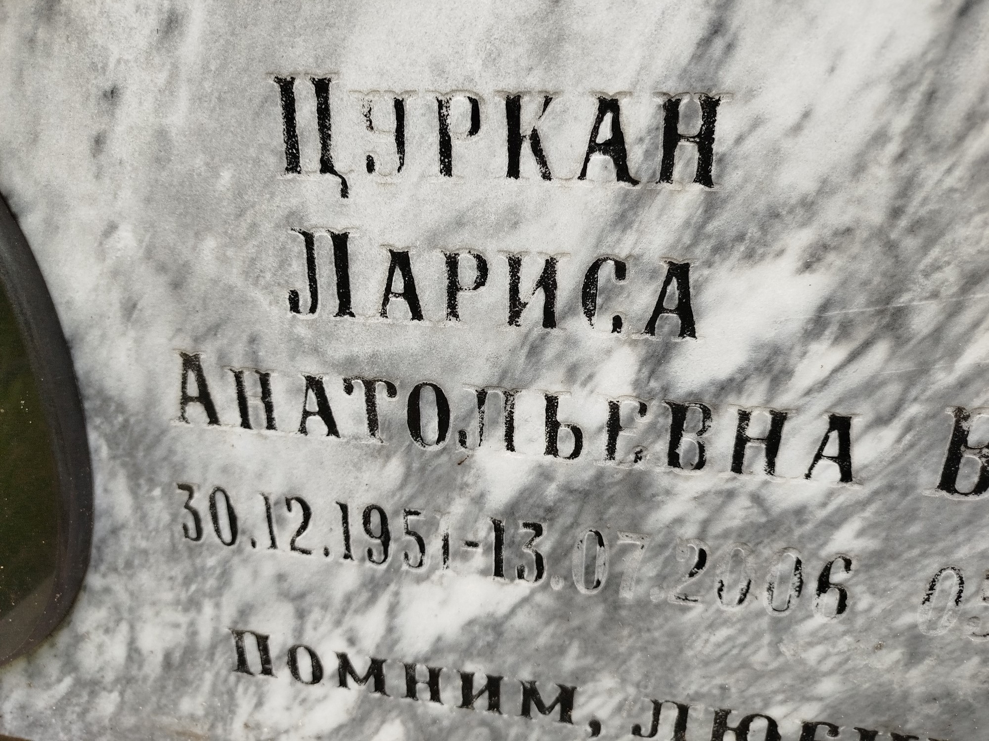 Цуркан Лариса Анатольевна