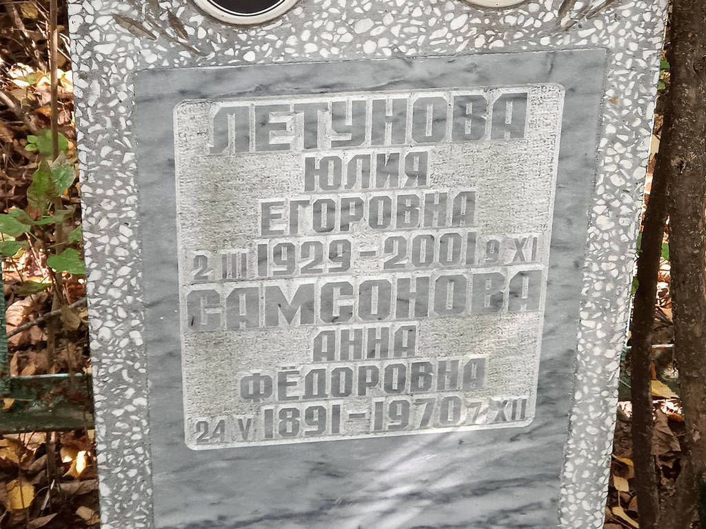 Летунова Юлия Егоровна