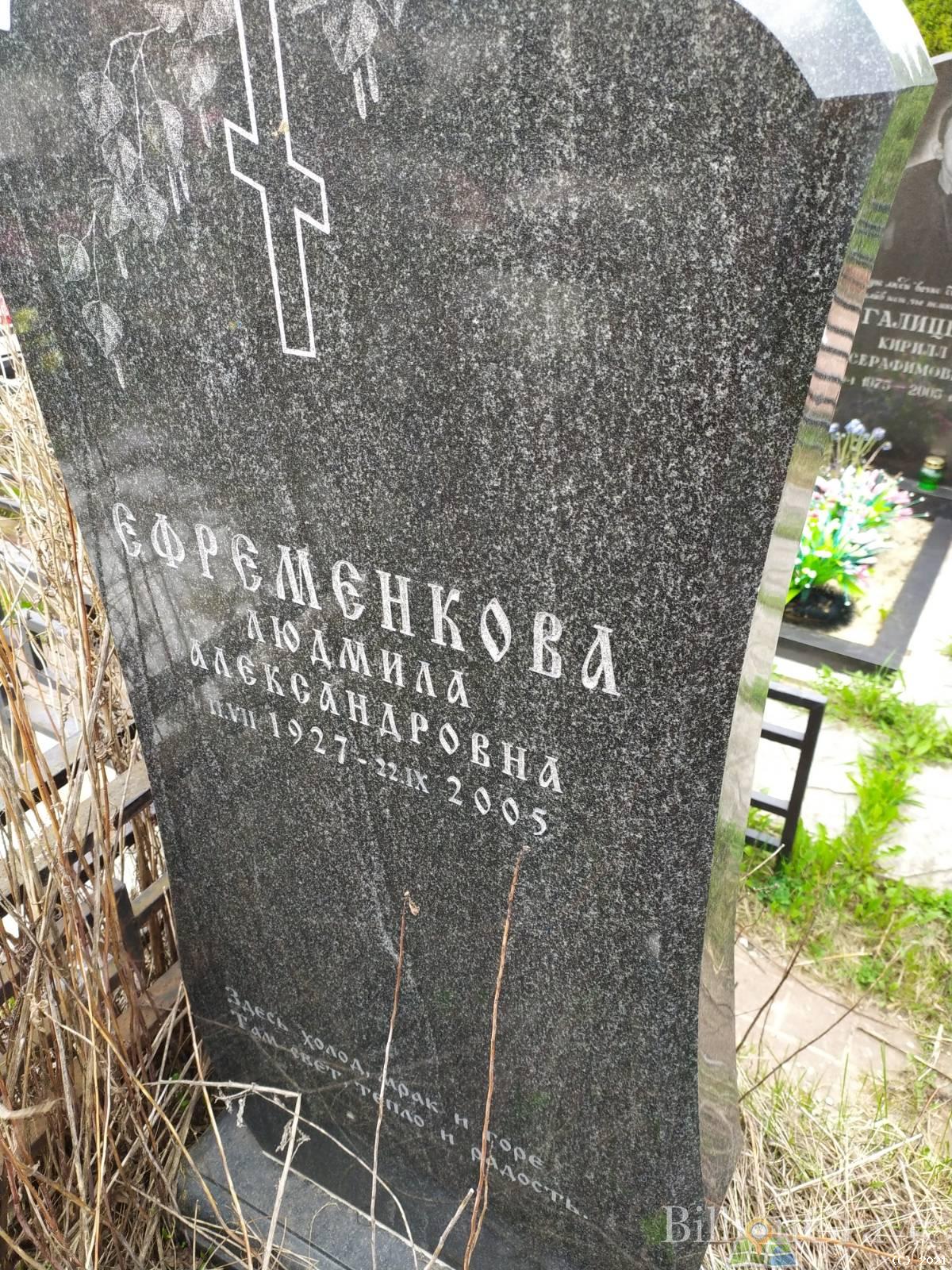 Ефременкова Людмила Александровна