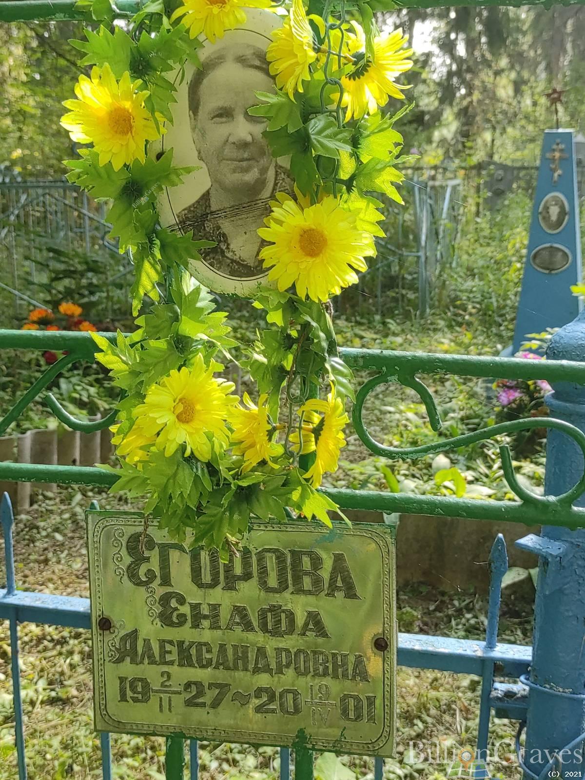 Егорова Енафа Александровна