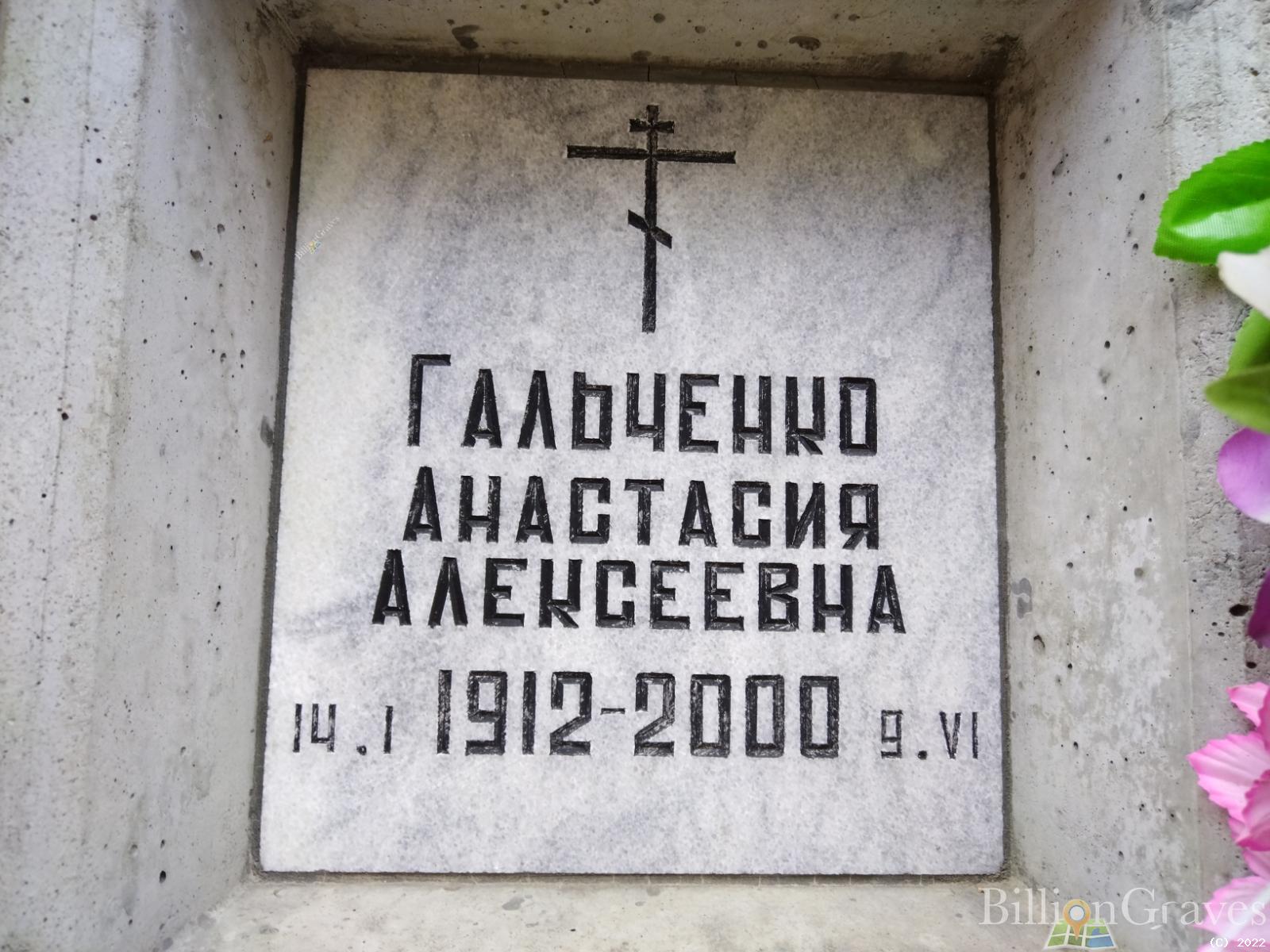 Гальченко Анастасия Алексеевна