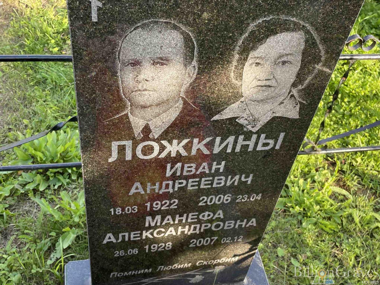 Ложкина Манефа Александровна