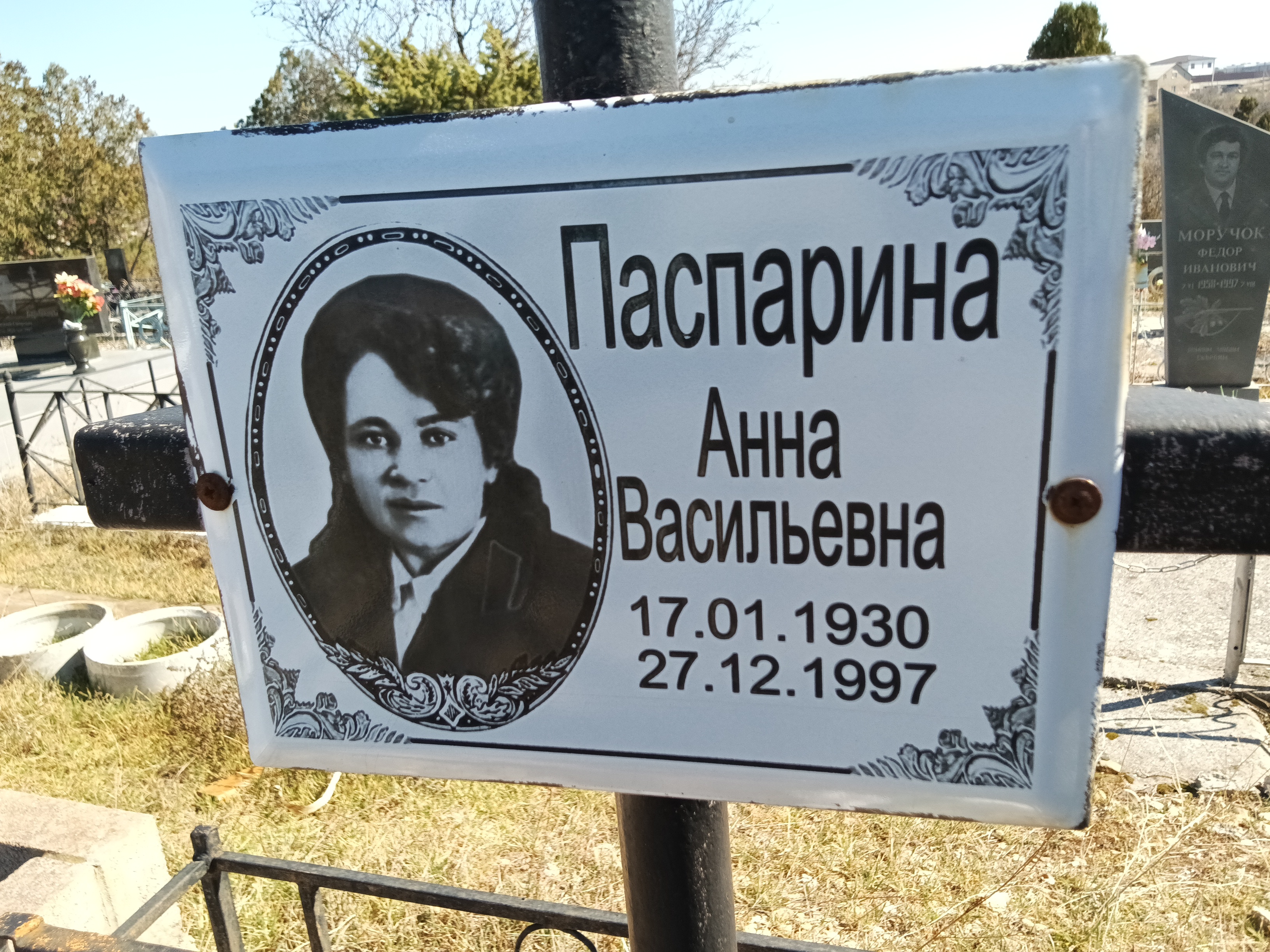 Паспарина Анна Васильевна
