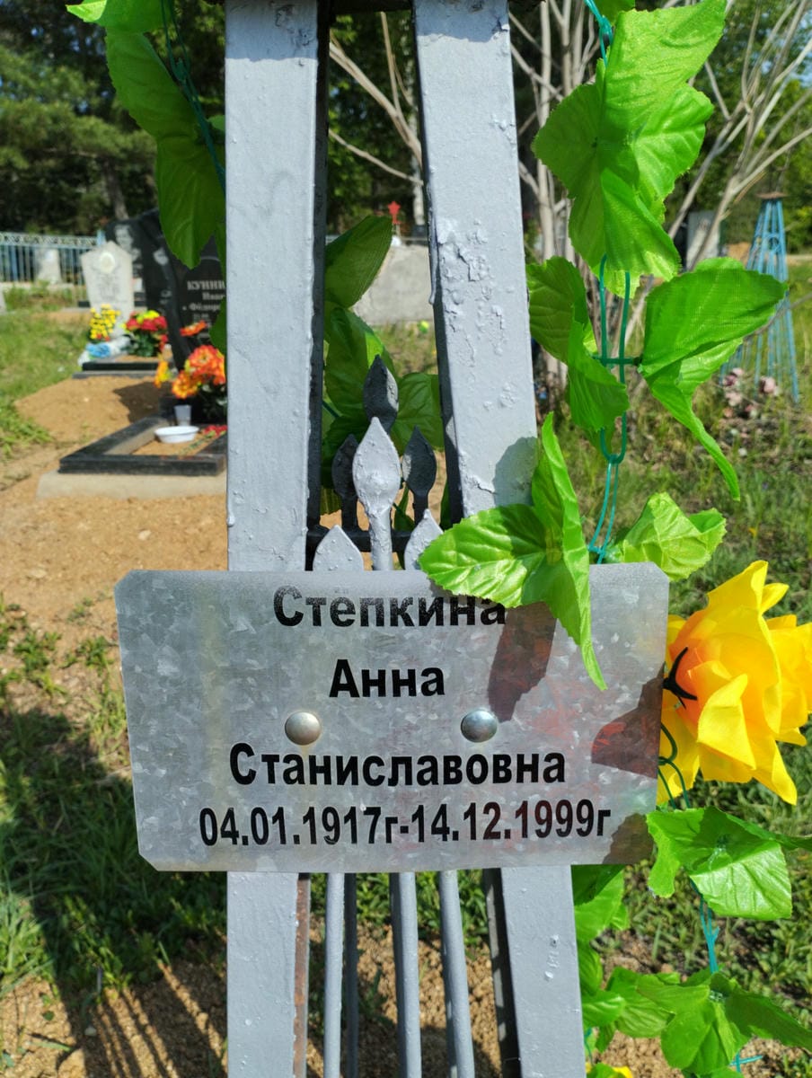 Степкина Анна Станиславовна