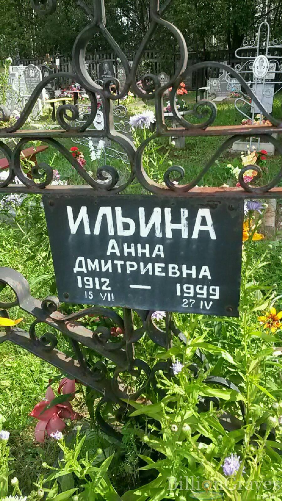 Ильина Анна Дмитриевна