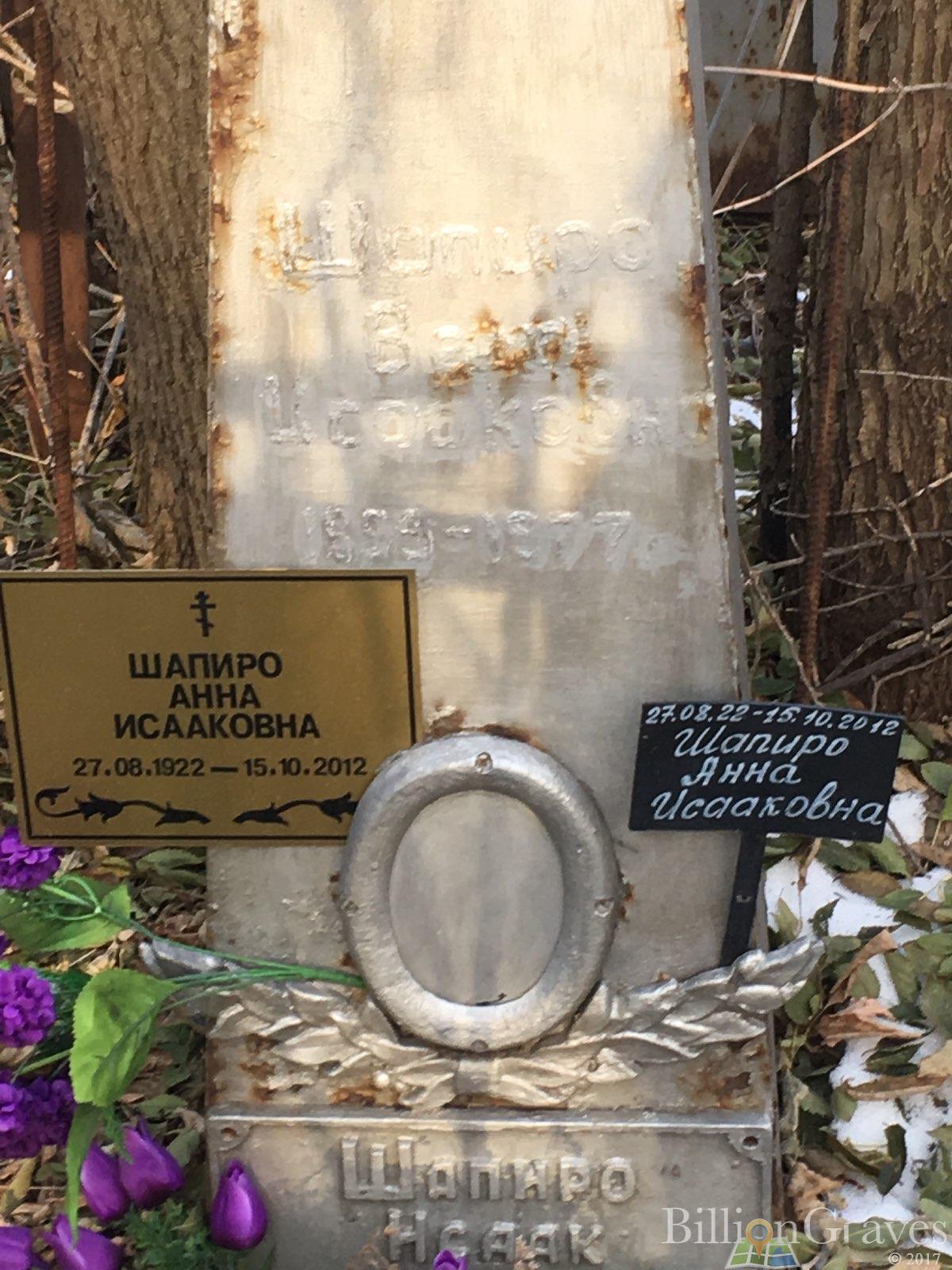 Шапиро Анна Исааковна