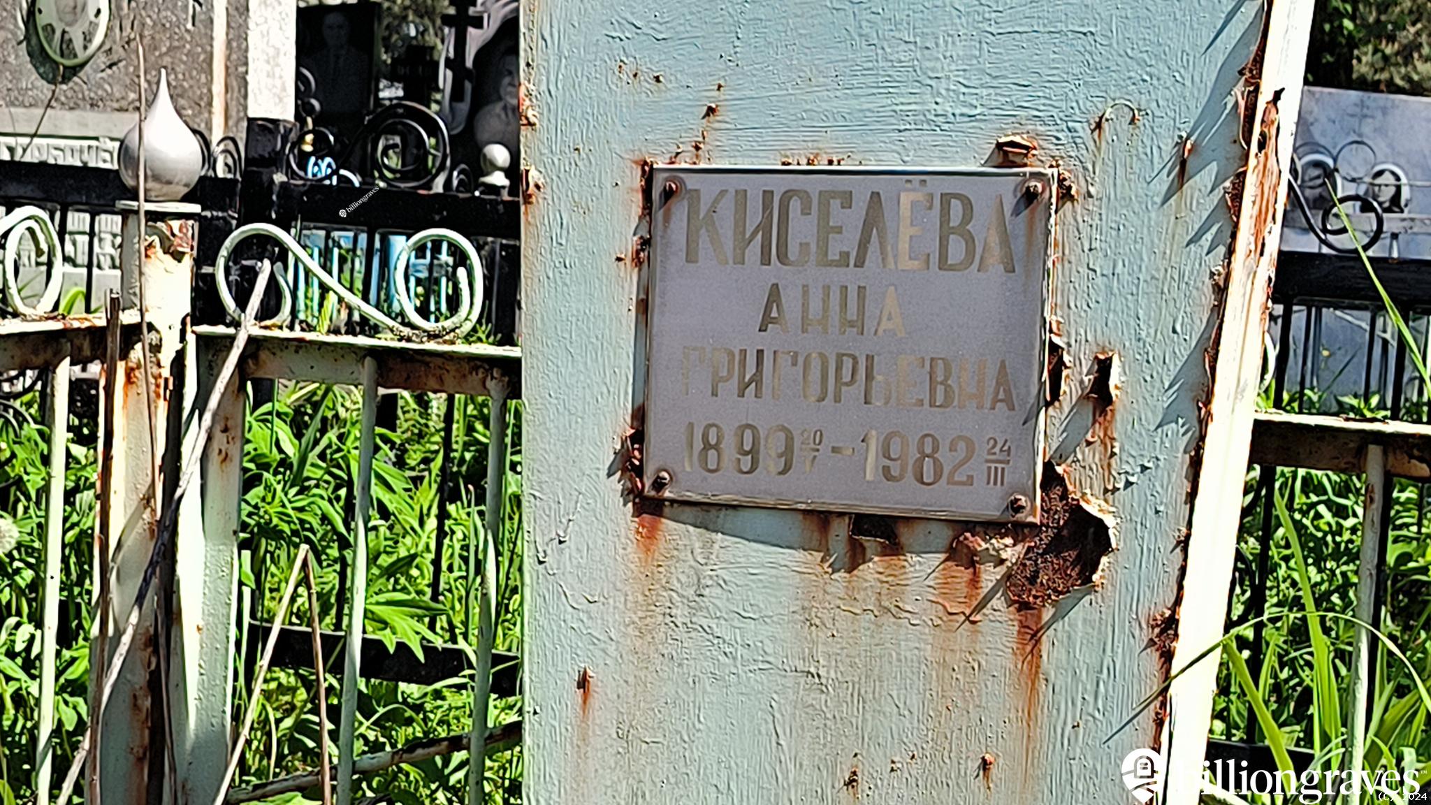 Киселёва Анна Григорьевна