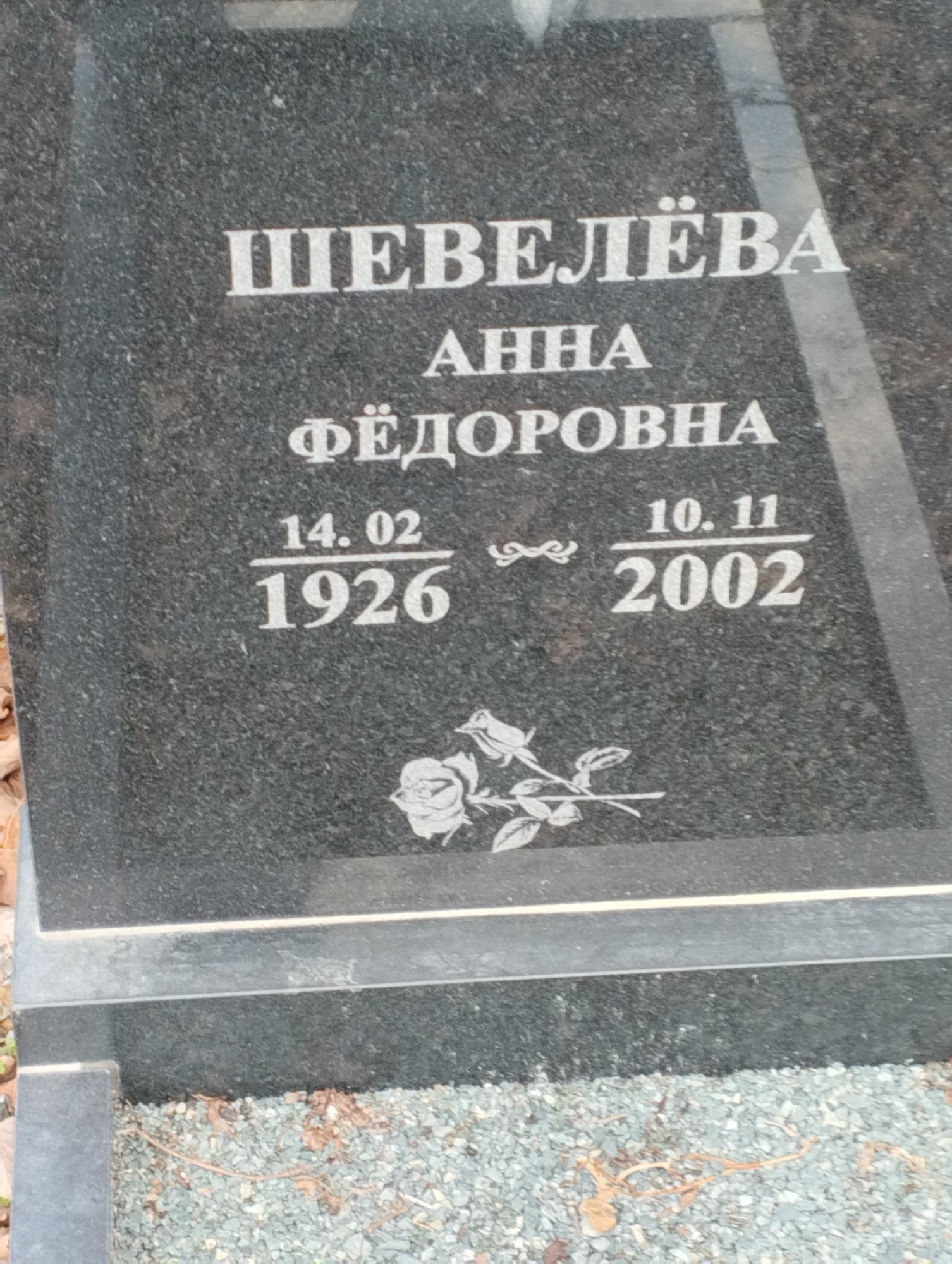 Шевелёва Анна Фёдоровна