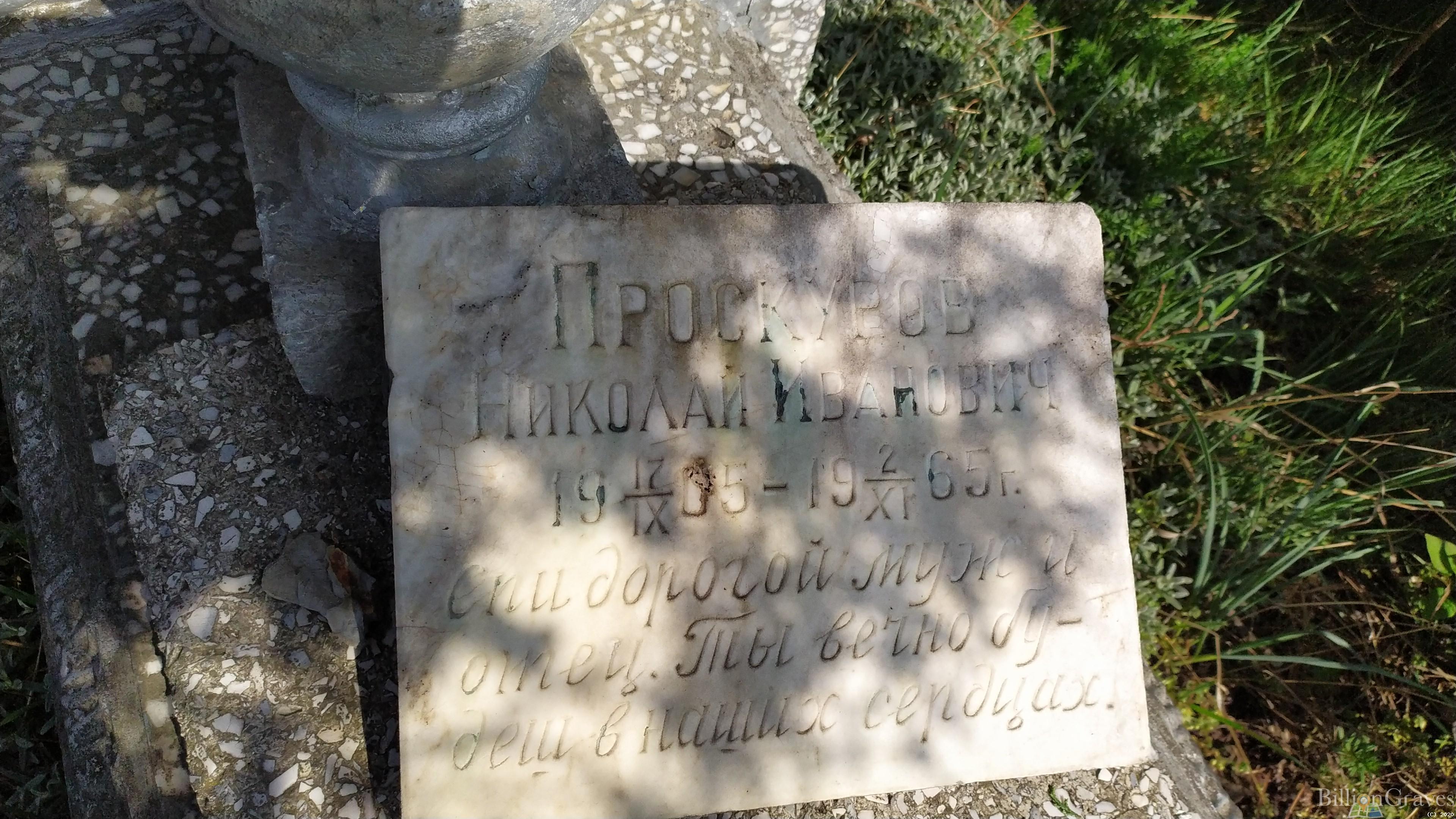 Проскуров Николай Иванович